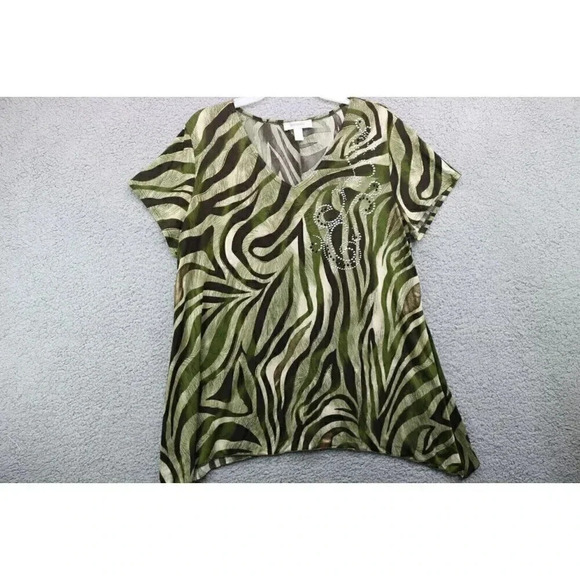 Women's Silky Tunic by Dressbarn-Size Large - Picture 1 of 9